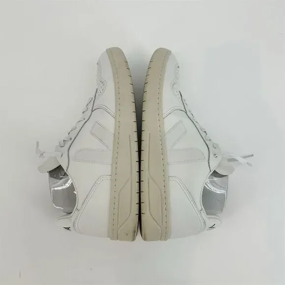 Veja x Free People V-12 White Leather Sneakers Casual Athletic size 8/39 - Picture 5 of 9